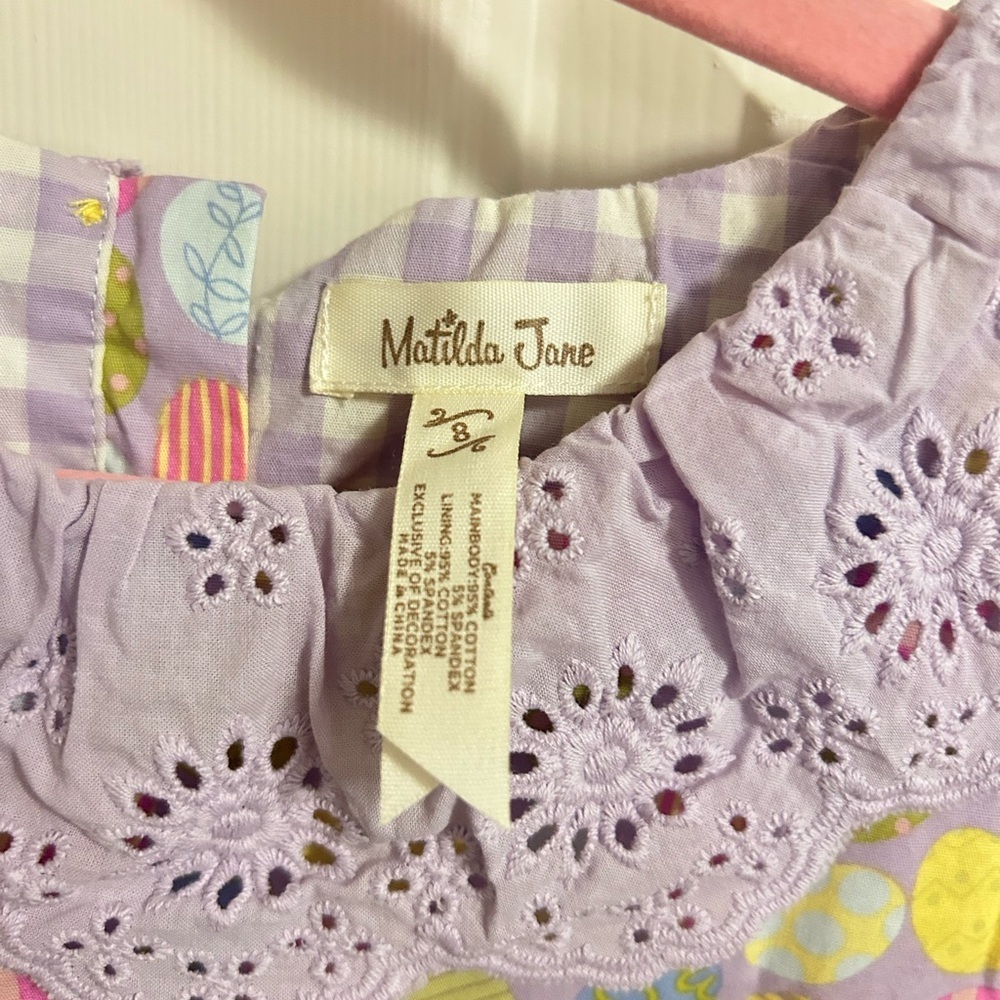 Matilda Jane Enchanted Garden Twirl Forever Dress Easter Size 8 - Picture 3 of 5